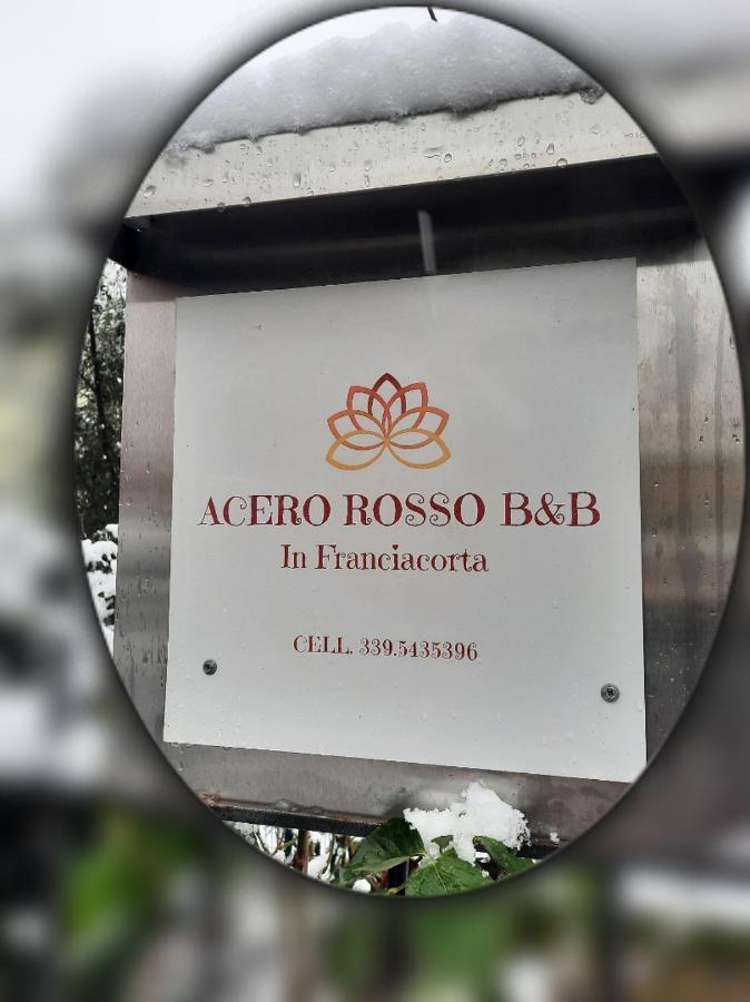 Acero Rosso B&B In Franciacorta Erbusco Kültér fotó